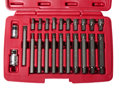 Набор бит 1/2"&3/8" RIBE RM5-RM14 + 2 держателя (кейс) 23 предмета JTC-5715