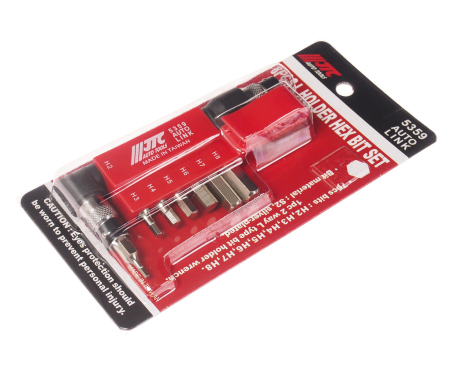 Набор бит 1/4" HEX с Г-образным держателем 8 предметов JTC-5359