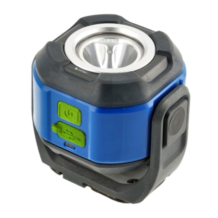 Фонарь аккумуляторный двухсторонний, SMD/COB LED, HOEGERT HT1E432