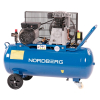 NORDBERG NCE100/480 Компрессор поршневой с ременной передачей 220В, ресив. 100л, 446л/мин