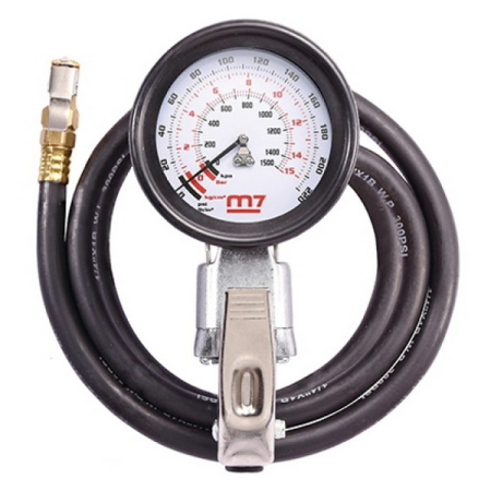 Пистолет для подкачки шин 15 бар с манометром MIGHTY SEVEN SB-425