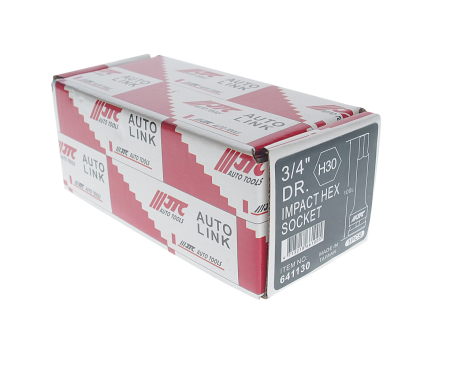 Головка торцевая 3/4" HEX H30 100мм ударная JTC Головка торцевая 3/4" HEX H30 100мм ударная JTC