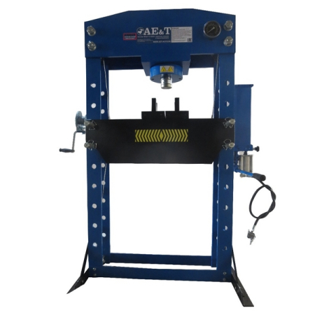 Пресс гидравлический с ручным и пневматическим приводом, 75 тонн, AE&T T61275A