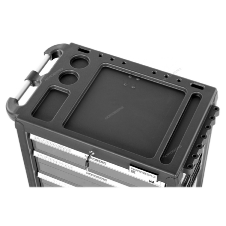 Nordberg T6N(G) Тележка инструментальная, 6 ящиков, серая