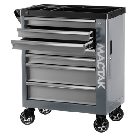 Тележка инструментальная "НОВА", 7 ящиков, серая МАСТАК 521-07580G
