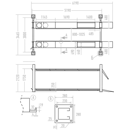 Nordberg 4450 Подъемник 4-стоечный электрогидравлический, 5т, ручная траверса 3т, пневмостопоры, 380В, синий Nordberg 4450 Подъемник 4-стоечный электрогидравлический, 5т, ручная траверса 3т, пневмостопоры, 380В, синий