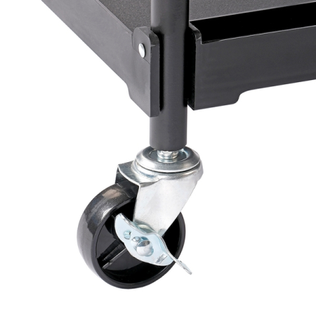 Тележка инструментальная с 3 пластиковыми полками, складная, NORDBERG T14