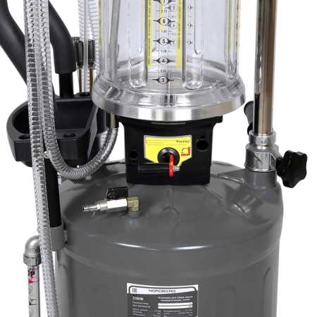 NORDBERG 2380G Установка для сбора масла пневматическая, 80 л, серая