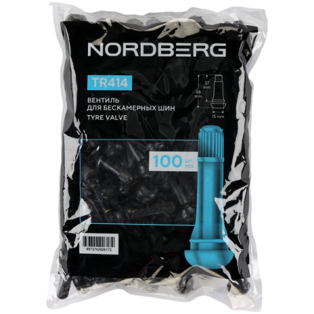 NORDBERG TR414 Вентили для бескамерных шин, 100 шт