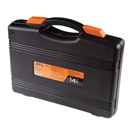 Манометр для измерения давления масла, 0-10 бар, комплект адаптеров, AFFIX AF12020010C