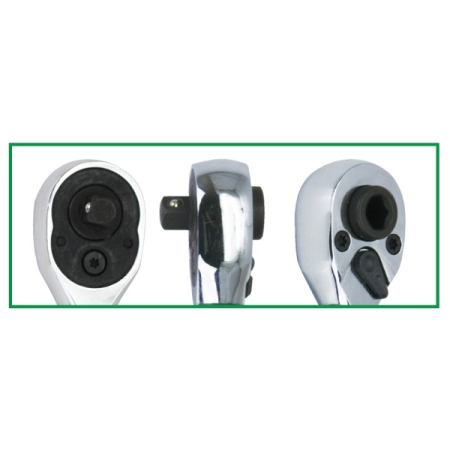 Трещотка 1/4" для головок и бит, 72 зубца, HANS 2103SG