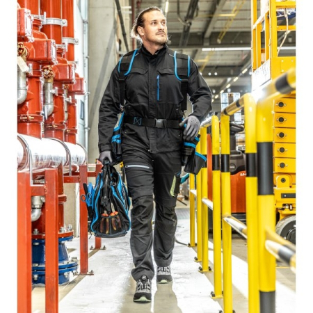 Сумка для инструментов электрика Heavy Duty, 30 карманов, 430x200x370 мм, HOEGERT HT7G200