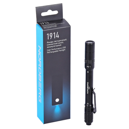 NORDBERG 1914 Фонарь светодиодный, компактный-ручка, аккумуляторный