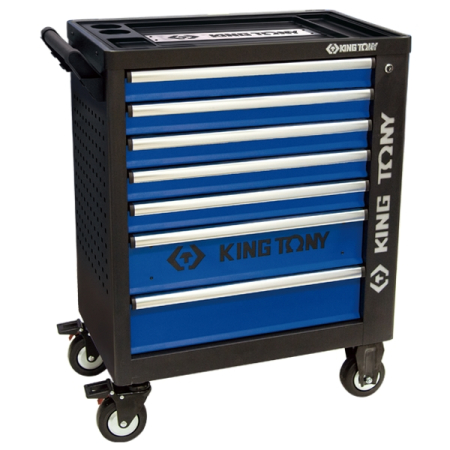 KING TONY 87G35-7B-KB Тележка инструментальная, 7 ящиков