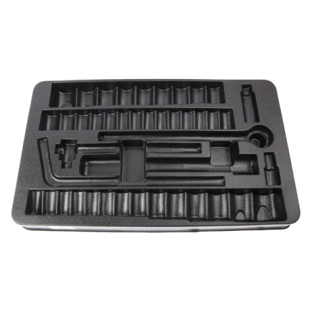 Ложемент для набора торцевых головок 4045CR, PVC, King Tony 84454512B