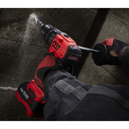 Аккумуляторная дрель-шуруповерт 18 В, 90 Нм, ударная, комплект, MIGHTY SEVEN DH-101A