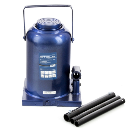 Домкрат гидравлический бутылочный, 50 т, 280-450 мм, Stels 51171