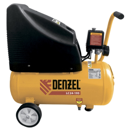 Компрессор бесмасляный коаксиальный Denzel LC 24-195