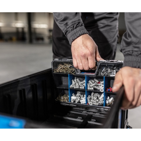 Ящик для инструментов высокий 520x329x210 мм HOEGERT HT7G512