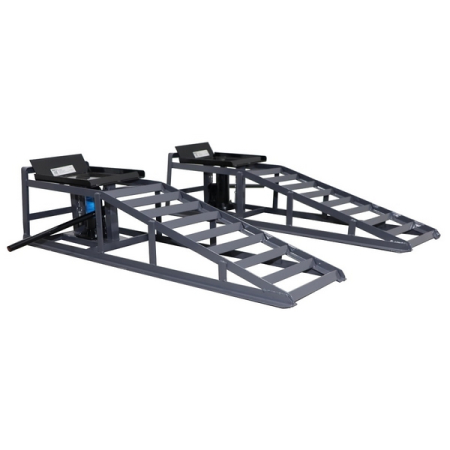 Рампы заездные гидравлические, 2000 кг, 2 шт, KraftWell KRWCR2