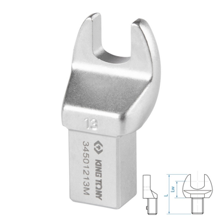 Насадка рожковая серии FIT, 13 мм, 14x18 мм KING TONY 34501213M