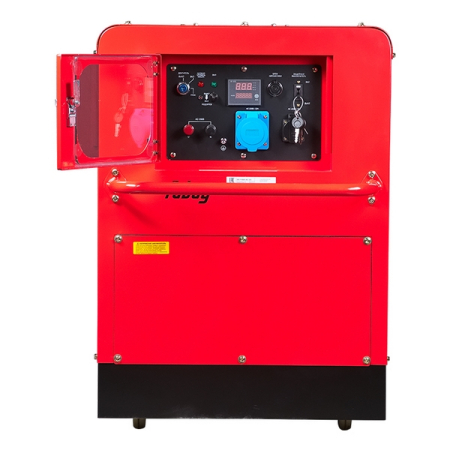 Электростанция дизельная с электростартером и коннектором автоматики, однофазная, кожух, Fubag DS 11000 AC ES