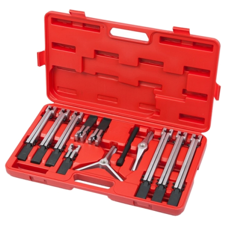 Съемник подшипников 2-х и 3х- захватный в кейсе, 12 предметов Мастак 104-12012C