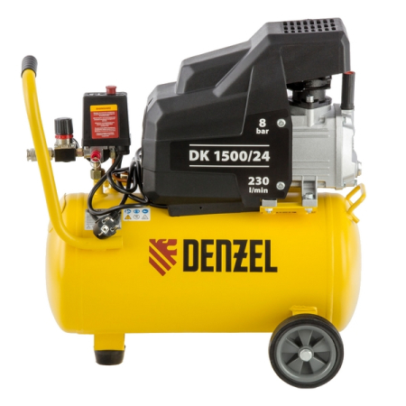 Компрессор масляный коаксиальный Denzel DK1500/24 Х-PRO