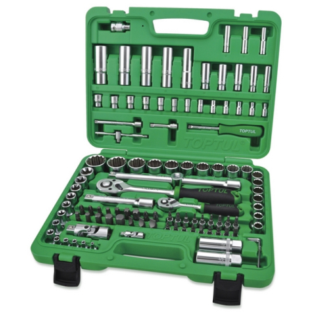 Набор инструментов в чемодане, 108 предметов, TOPTUL GCAI108R1