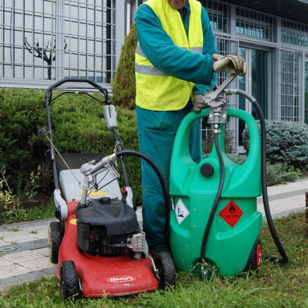 Мобильная АЗС бензиновая с ручным роторным насосом, 55 литров Emiliana Serbatoi EMB55MB