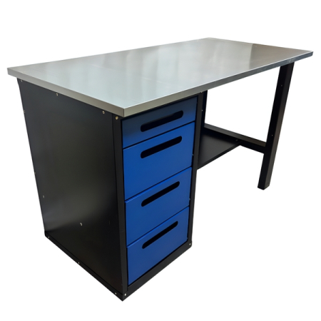 Верстак инструментальный однотумбовый Great Wolf GWT-V1400BL