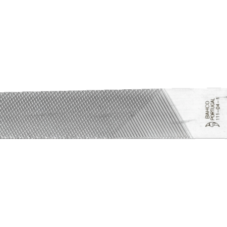 BAHCO 1-111-06-3-0 Напильник пазовый остроносый 150x15x1,9 мм, бархатный, без ручки