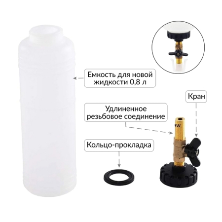 Приспособление для прокачки тормозной системы и сцепления Car-Tool CT-H030