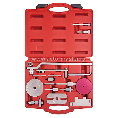 Набор фиксаторов распредвала / коленвала, FIAT / IVECO / PEUGEOT / FORD / CITROEN, кейс, 15 предметов МАСТАК 103-21501C
