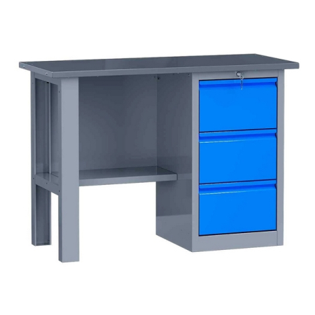 Верстак слесарный гаражный однотумбовый Верстакофф SLF 121.13.1