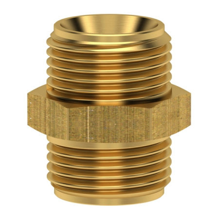 Переходник внешняя резьба 1/4" – внешняя резьба 3/8” LUDECKE 850065 D 48 M