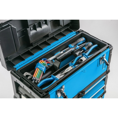 Ящик для инструментов на колесах трехмодульный HOEGERT HT7G080