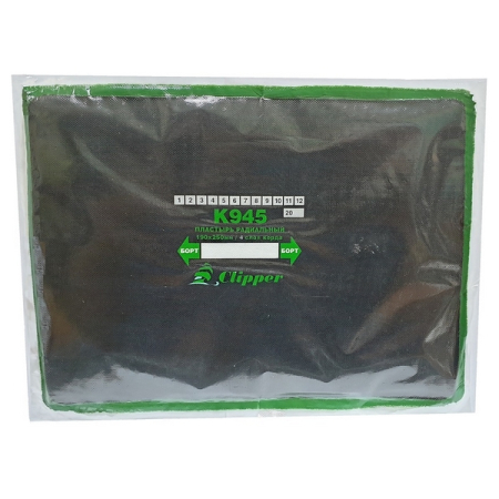 Пластырь радиальный кордовый 190x255 мм, 4 слоя корда, 1 шт, Clipper K945