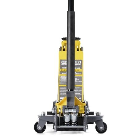 Домкрат подкатной гидравлический, 3.5 т, низкопрофильный, KraftWell ELEVATO H3.5FL