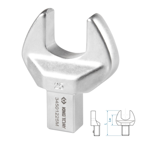 Насадка рожковая серии FIT, 25 мм, 14x18 мм KING TONY 34501225M