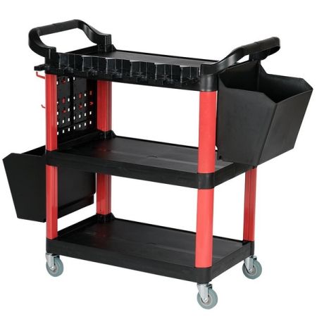 Тележка инструментальная открытая с пластиковыми полками Nordberg T3