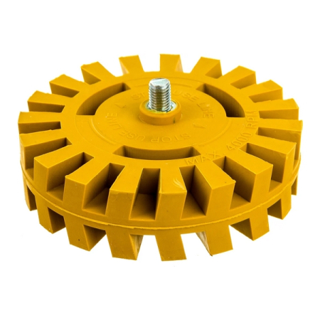 Диск зачистной каучуковый ребристый 100 мм JTC-5642B