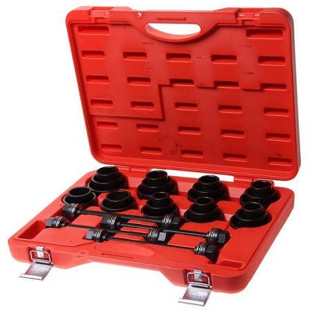 Набор для монтажа/демонтажа сайлентблоков и подшипников, универсальный, 29 предметов, JTC-6975 Набор для монтажа/демонтажа сайлентблоков и подшипников, универсальный, 29 предметов, JTC-6975