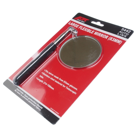 Зеркало досмотра 83 мм на телескопическом держателе 274-760 мм JTC-5442 Зеркало досмотра 83 мм на телескопическом держателе 274-760 мм JTC-5442