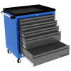 Тележка инструментальная, 5 ящиков, синяя, Верстакофф PROFFI 795.5