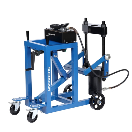 NORDBERG N31PE76A Выпрессовщик шкворней гидравлический 75 т, пневмопривод, с тележкой