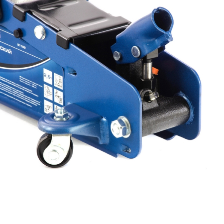 Подкатной гидравлический домкрат для автолюбителя, с фиксатором, 2.5 т, Stels 51152