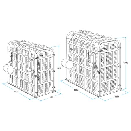 NORDBERG 46TC16 Клеть для накачки грузовых колес и спецтехники