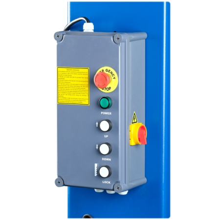 Nordberg N4122HE-6B Подъемник автомобильный 2-стоечный электрогидравлический 6 т, электростопора, 380V, синий