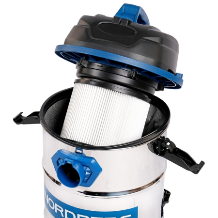 NORDBERG NV32 Пылесос однотурбинный 30 л 1380 Вт